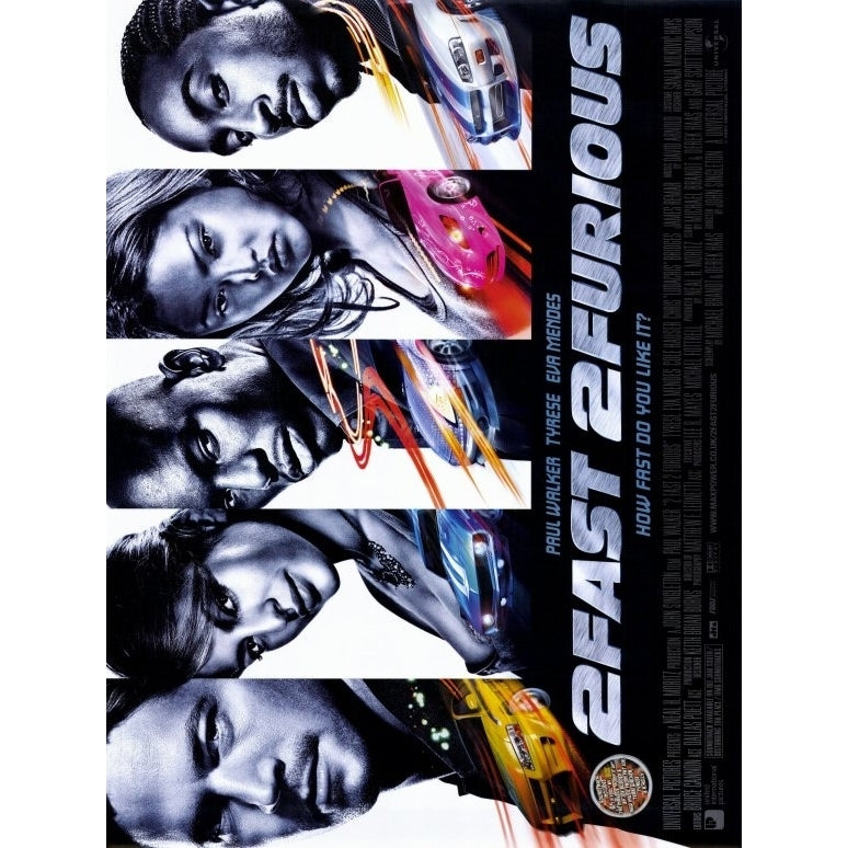 2 Fast 2 Furious Movie Poster Print (11 x 17) - Item MOVCE3068 Image 1