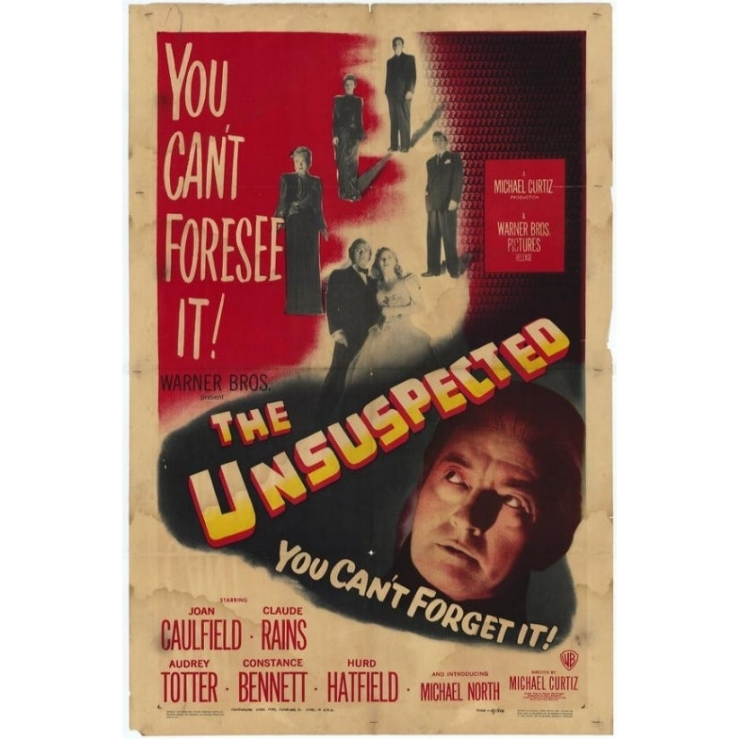 The Unsuspected Movie Poster (11 x 17) - Item MOVCE3196 Image 1