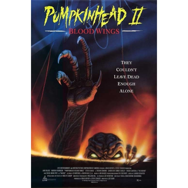 Pumpkinhead 2: Blood Wings Movie Poster Print (11 x 17) - Item MOVCE3092 Image 1