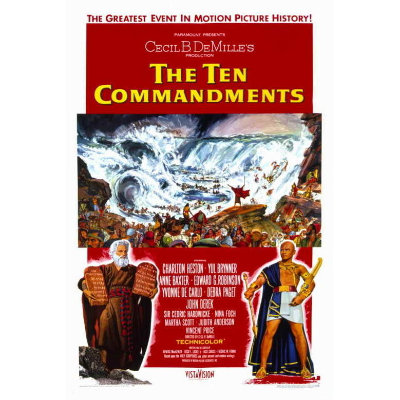 The Ten Commandments Movie Poster (11 x 17) - Item MOVCE5067 Image 1