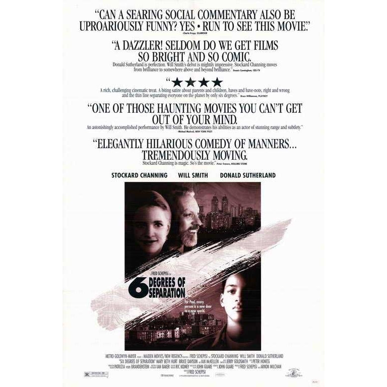 Six Degrees of Separation Movie Poster Print (11 x 17) - Item MOVCE5676 Image 1