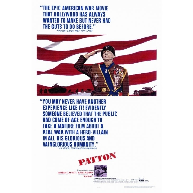 Patton Movie Poster Print (27 x 40) - Item MOVCF0191 Image 1