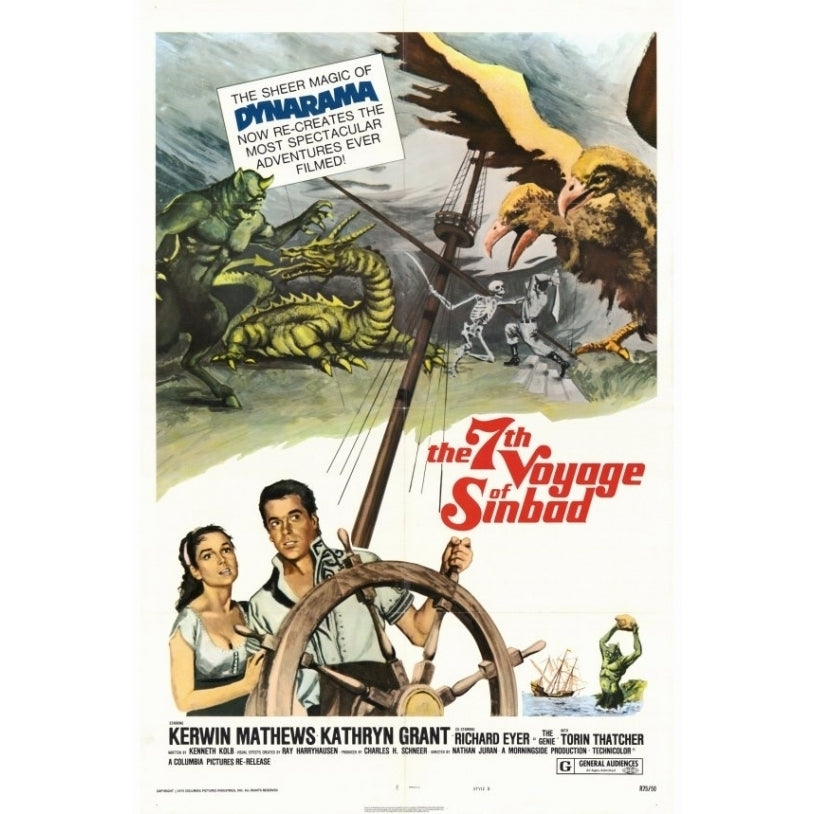 The Seventh Voyage of Sinbad Movie Poster Print (27 x 40) - Item MOVCF0393 Image 1