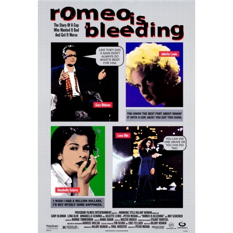 Romeo Is Bleeding Movie Poster Print (27 x 40) - Item MOVCF0439 Image 1