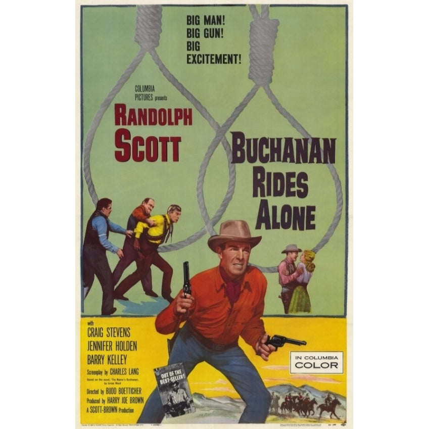 Buchanan Rides Alone Movie Poster (11 x 17) - Item MOVCF1000 Image 1