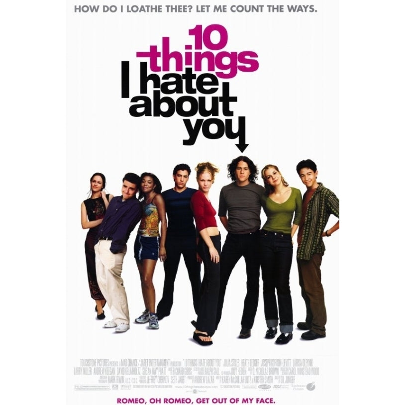 Ten Things I Hate About You Movie Poster Print (27 x 40) - Item MOVCF1396 Image 1