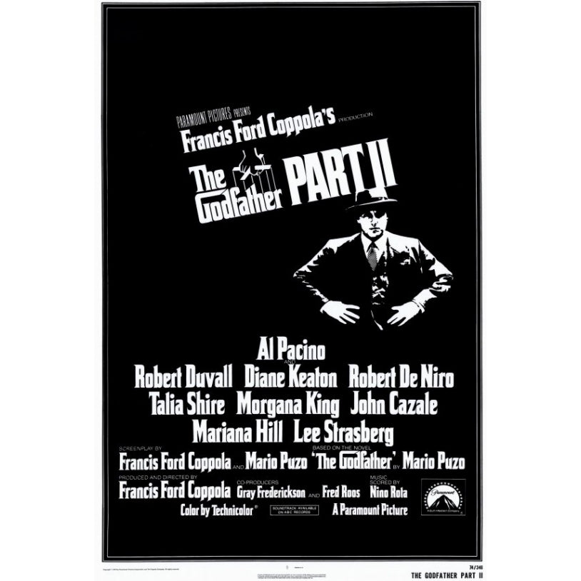 The Godfather Part 2 Movie Poster Print (27 x 40) - Item MOVCF1428 Image 1