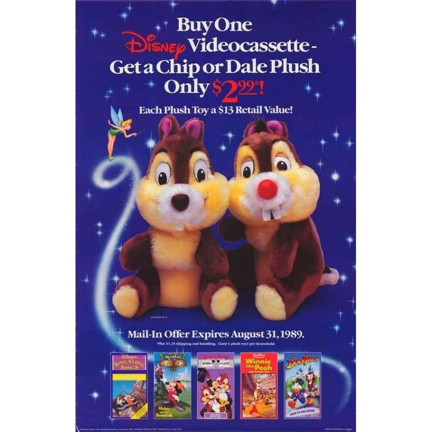 Chip N Dale Movie Poster (11 x 17) - Item MOVCF1997 Image 1