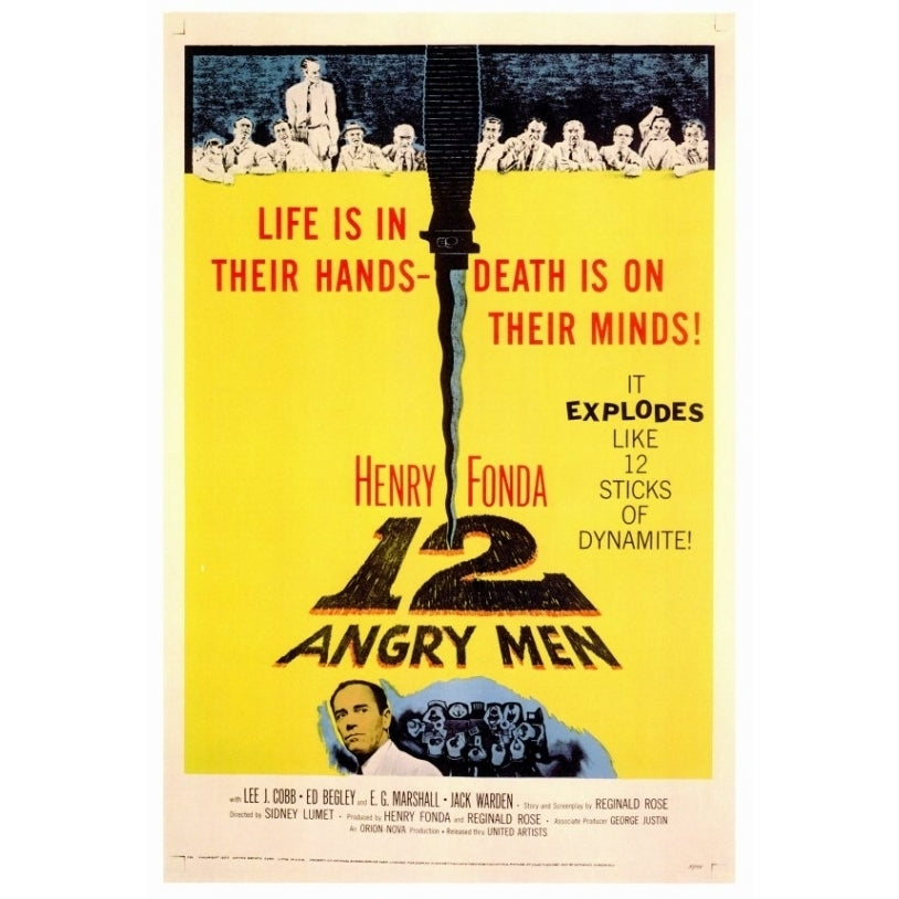 Twelve Angry Men Movie Poster Print (27 x 40) - Item MOVCF2185 Image 1