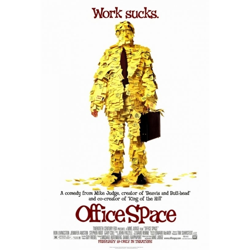 Office Space Movie Poster Print (27 x 40) - Item MOVCF2207 Image 1