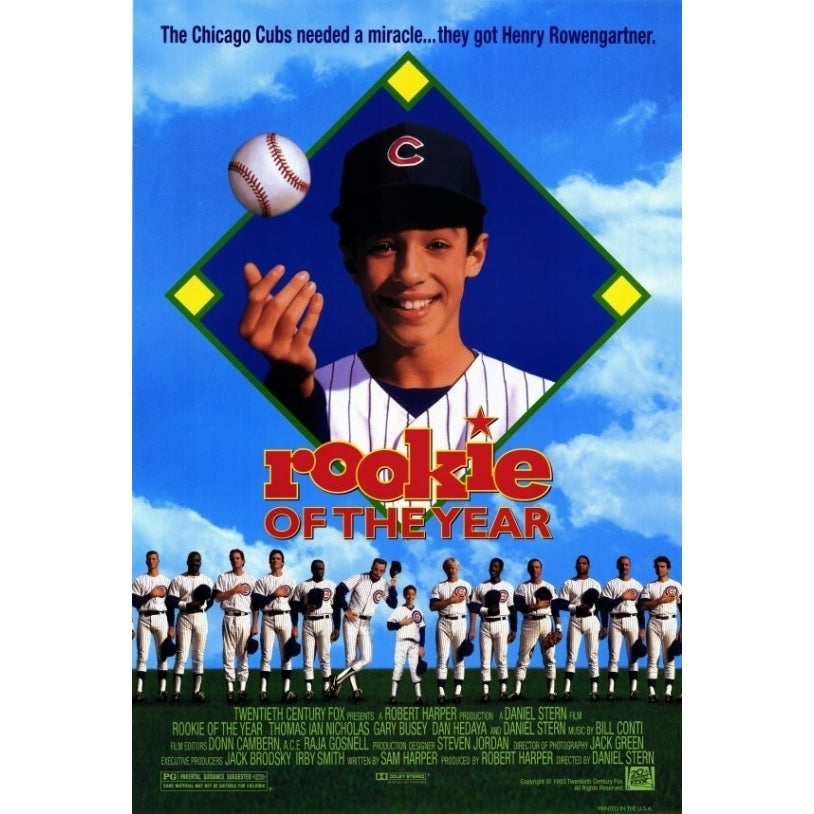 Rookie of the Year Movie Poster Print (27 x 40) - Item MOVCF2324 Image 1