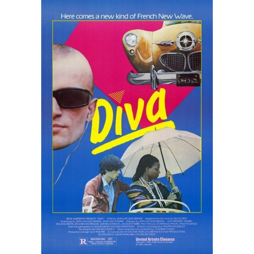 Diva Movie Poster Print (27 x 40) - Item MOVCF2397 Image 1