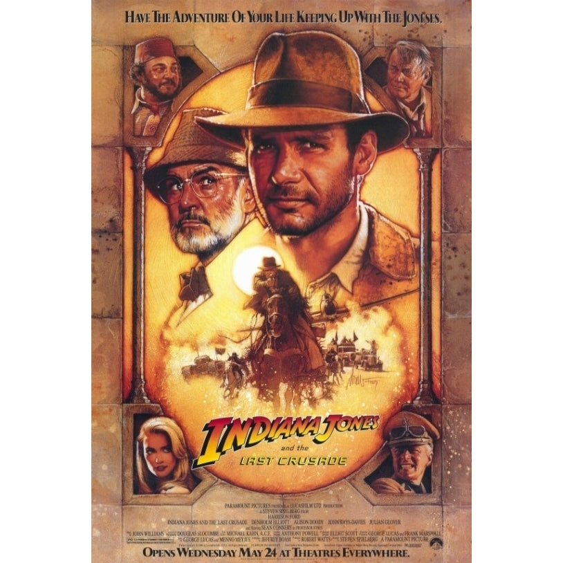 Indiana Jones and the Last Crusade Movie Poster Print (27 x 40) Image 1