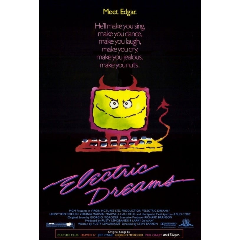 Electric Dreams Movie Poster Print (27 x 40) - Item MOVCF2399 Image 1