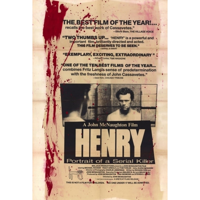 Henry: Portrait of a Serial Killer Movie Poster Print (27 x 40) - Item MOVCF2416 Image 1