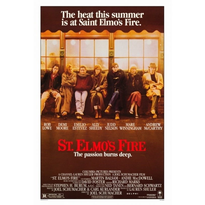 St. Elmos Fire Movie Poster Print (27 x 40) - Item MOVCF3162 Image 1