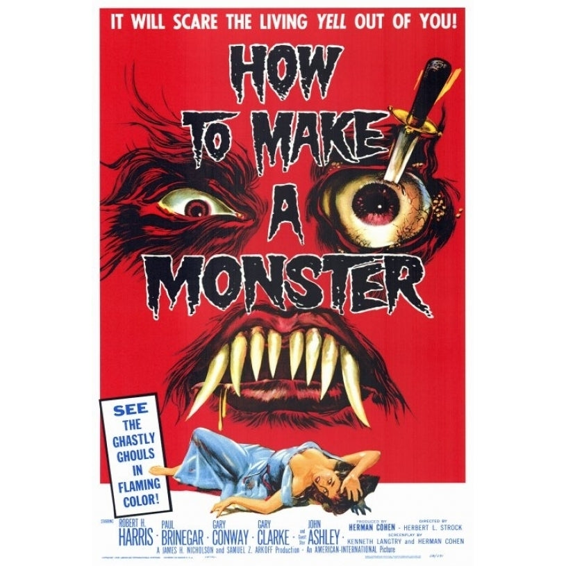 How to Make a Monster Movie Poster Print (27 x 40) - Item MOVCF3182 Image 1