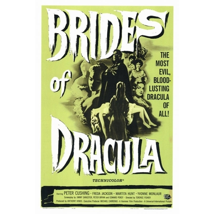 The Brides of Dracula Movie Poster Print (27 x 40) - Item MOVCF3186 Image 1