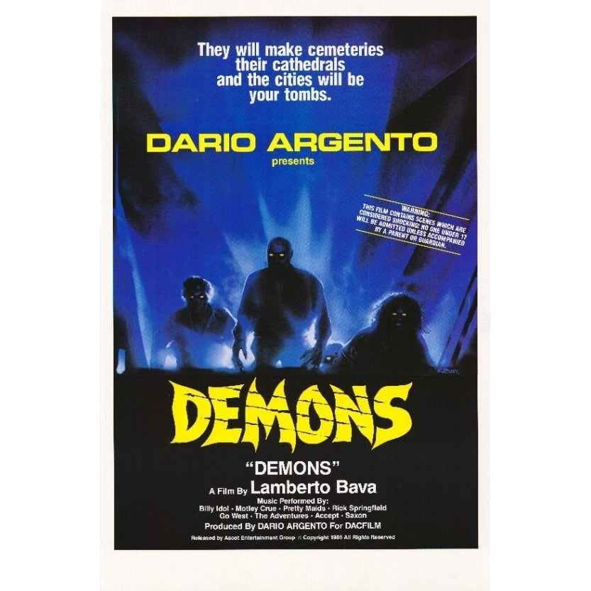 Demons Movie Poster Print (27 x 40) - Item MOVCF3261 Image 1