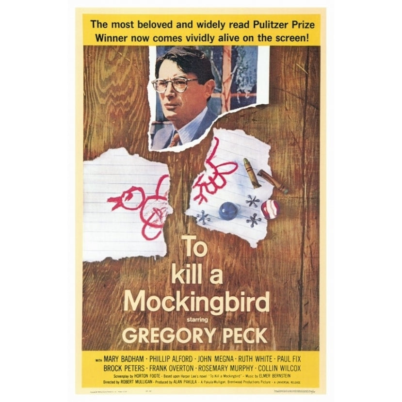 To Kill a Mockingbird Movie Poster Print (27 x 40) - Item MOVCF4180 Image 1