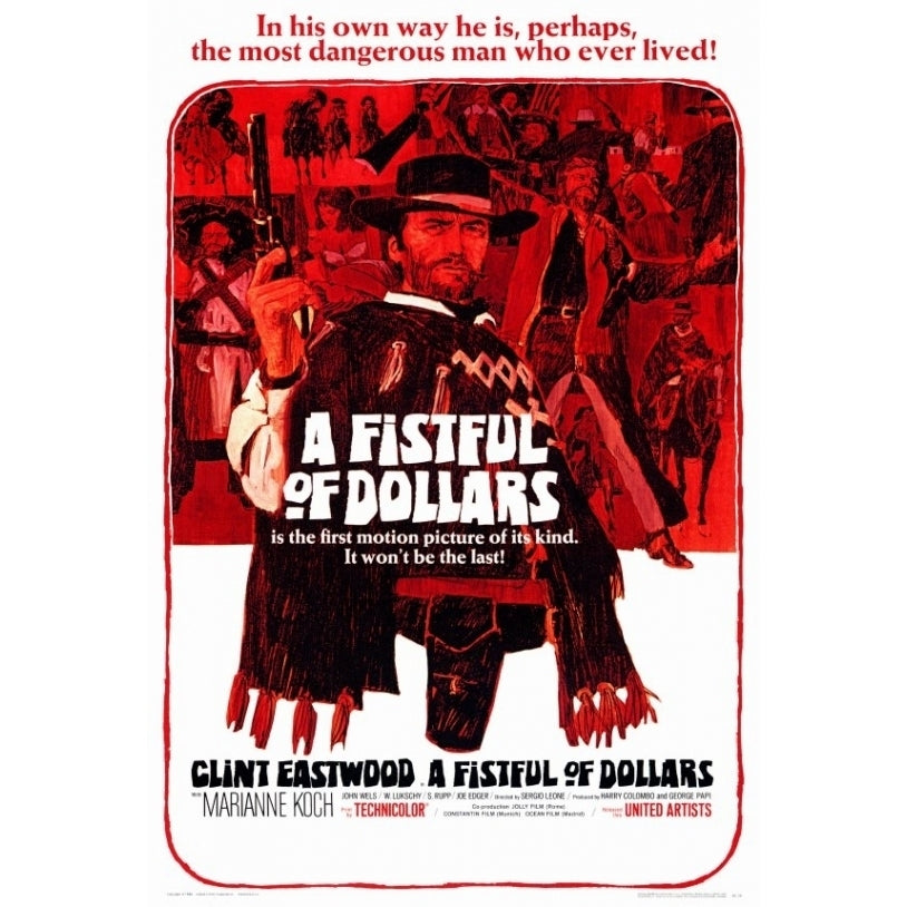 A Fistful of Dollars Movie Poster Print (27 x 40) - Item MOVCF4187 Image 1