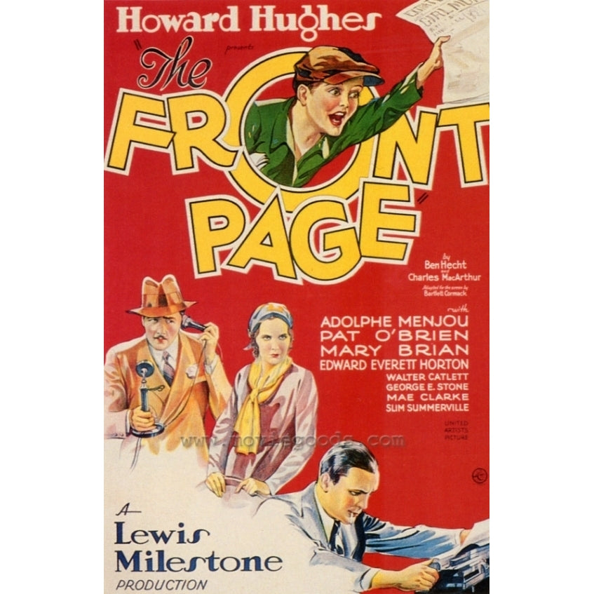 The Front Page Movie Poster Print (27 x 40) - Item MOVCF5300 Image 1