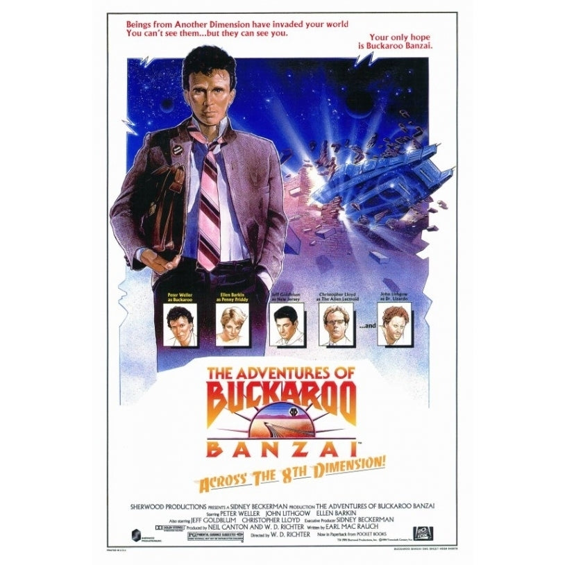 The Adventures of Buckaroo Banzai Across the Eighth Dimension Movie Poster Print (27 x 40) - Item MOVCF6187 Image 1