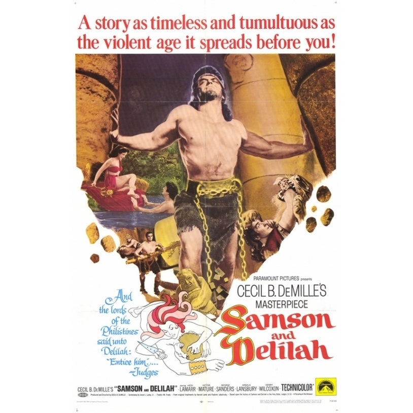 Samson and Delilah Movie Poster Print (27 x 40) - Item MOVCF6386 Image 1