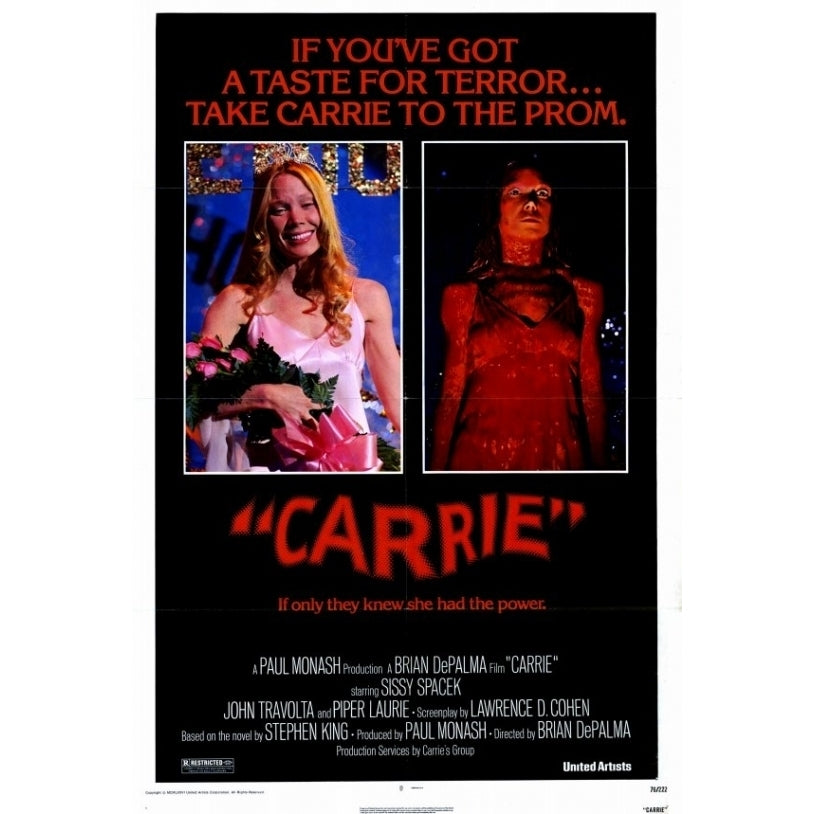 Carrie Movie Poster Print (27 x 40) - Item MOVCF6412 Image 1