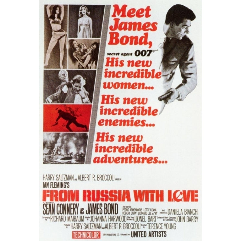 From Russia with Love Movie Poster Print (27 x 40) - Item MOVCF6865 Image 1