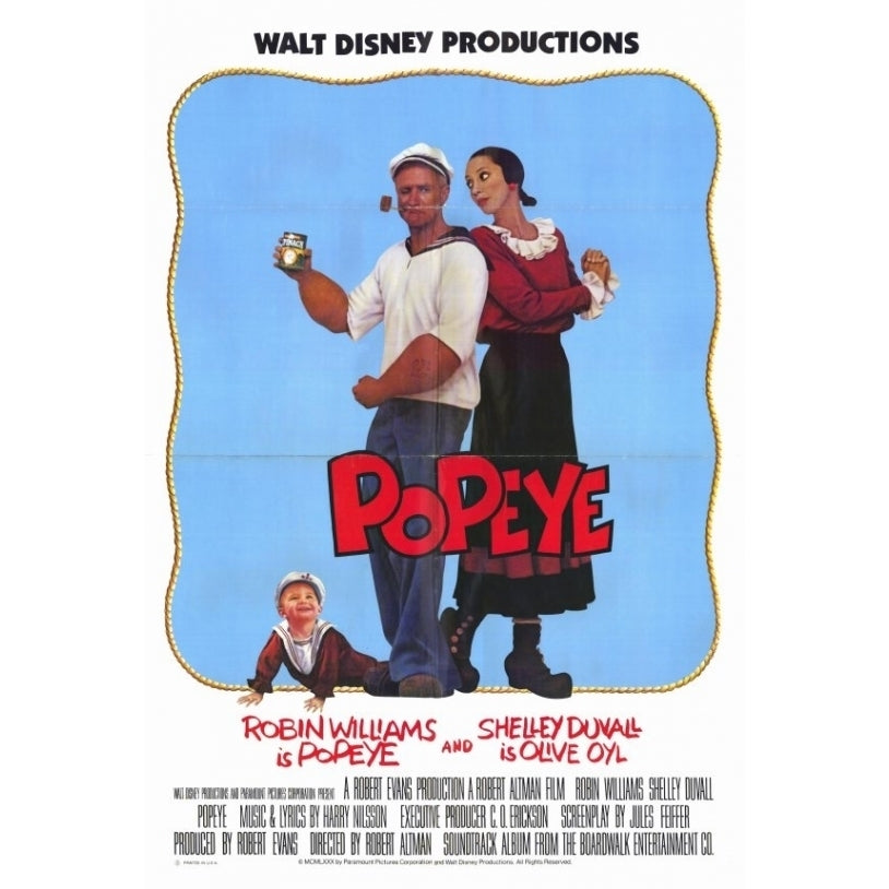 Popeye Movie Poster Print (27 x 40) - Item MOVCF7320 Image 1