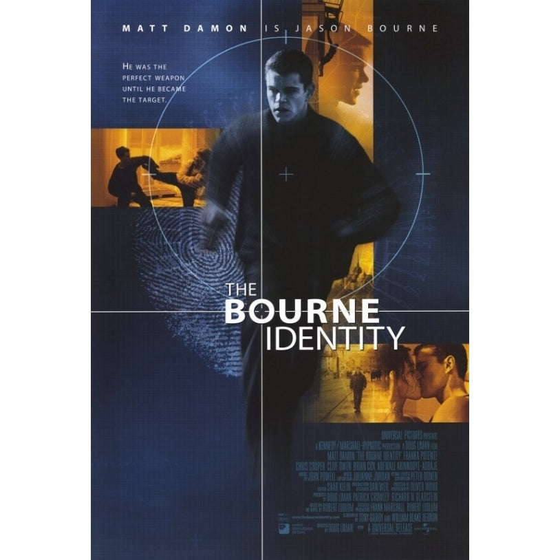 The Bourne Identity Movie Poster Print (27 x 40) - Item MOVCF7373 Image 1