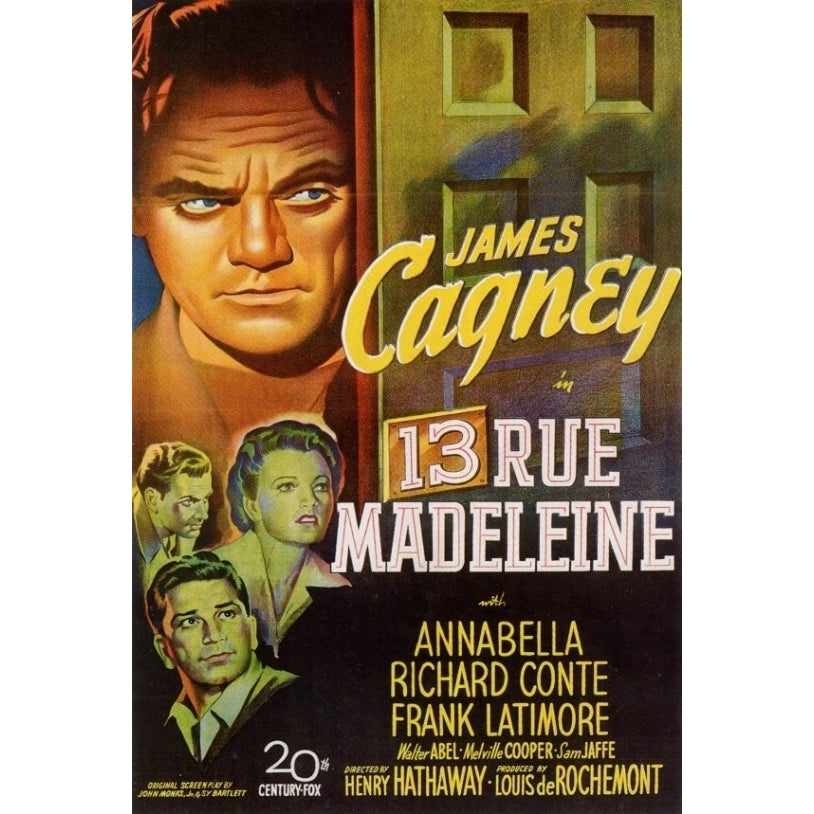 13 Rue Madeleine Movie Poster Print (27 x 40) - Item MOVCF8193 Image 1