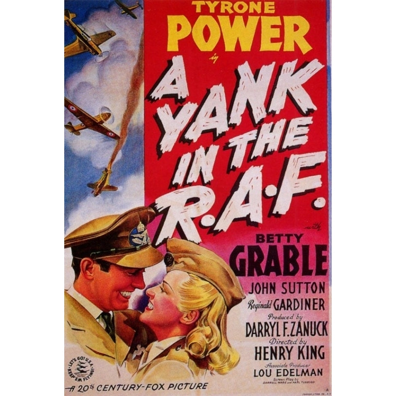 A Yank in the R.A.F. Movie Poster Print (27 x 40) - Item MOVCF8199 Image 1