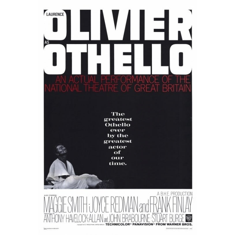 Othello Movie Poster Print (27 x 40) - Item MOVCF8305 Image 1