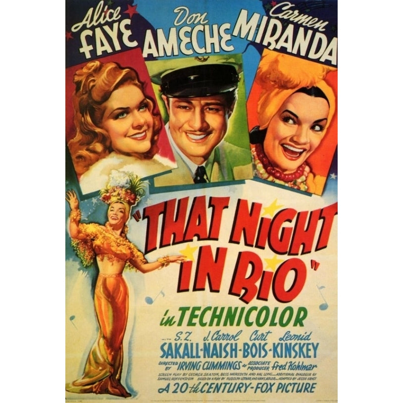 That Night in Rio Movie Poster Print (27 x 40) - Item MOVCF8333 Image 1