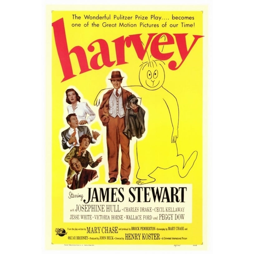 Harvey Movie Poster Print (27 x 40) - Item MOVCF9162 Image 1