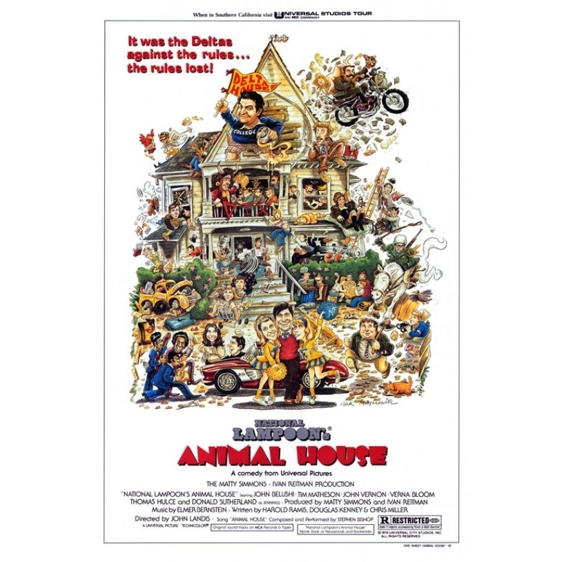 National Lampoons Animal House Movie Poster Print (27 x 40) - Item MOVCF9160 Image 1