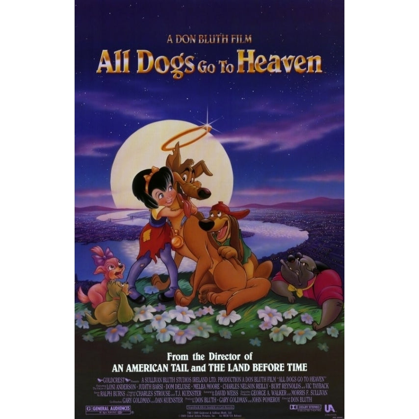 All Dogs Go to Heaven Movie Poster Print (27 x 40) - Item MOVCF9439 Image 1