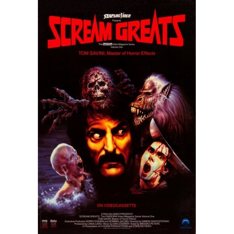 Scream Greats Vol. 1: Tom Savini Master of Horror Effects Movie Poster Print (27 x 40) - Item MOVCH0498 Image 1