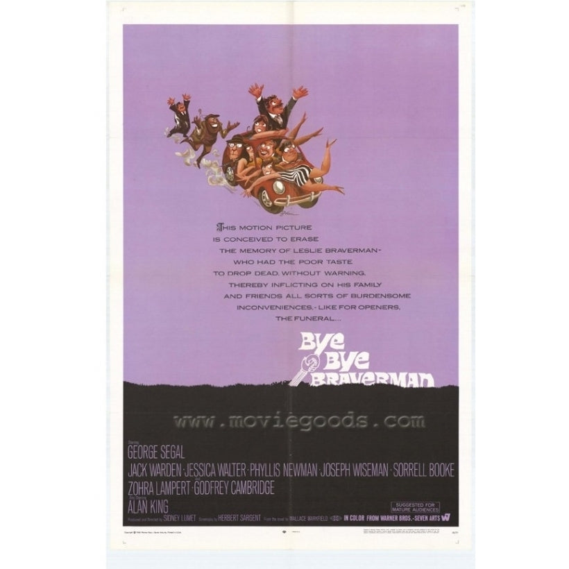 Bye Bye Braverman Movie Poster Print (27 x 40) - Item MOVCH0722 Image 1