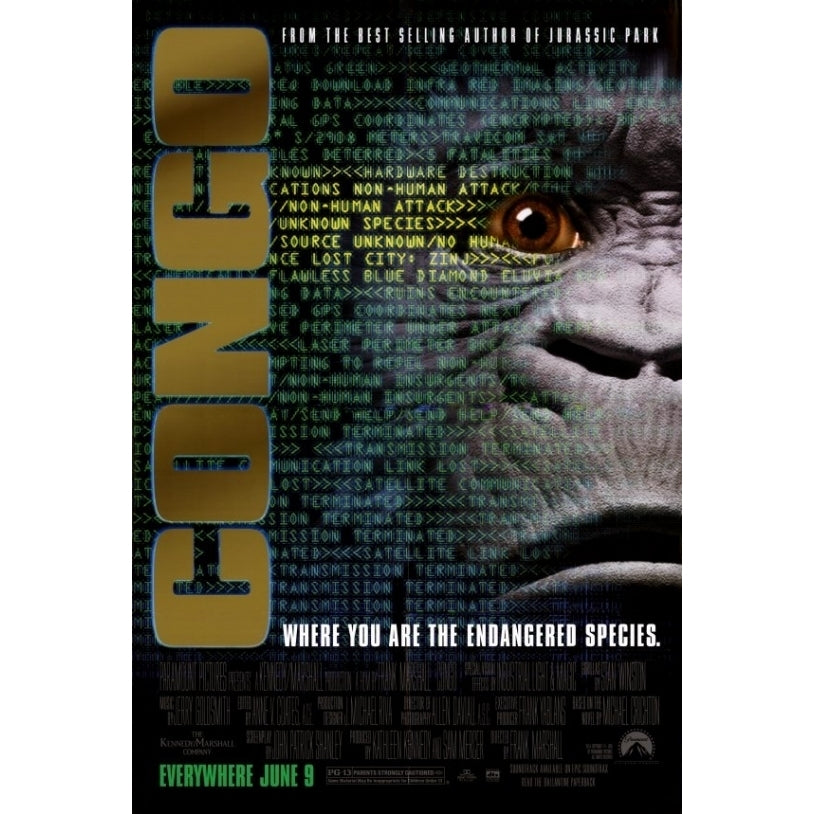 Congo Movie Poster Print (27 x 40) - Item MOVCH4364 Image 1