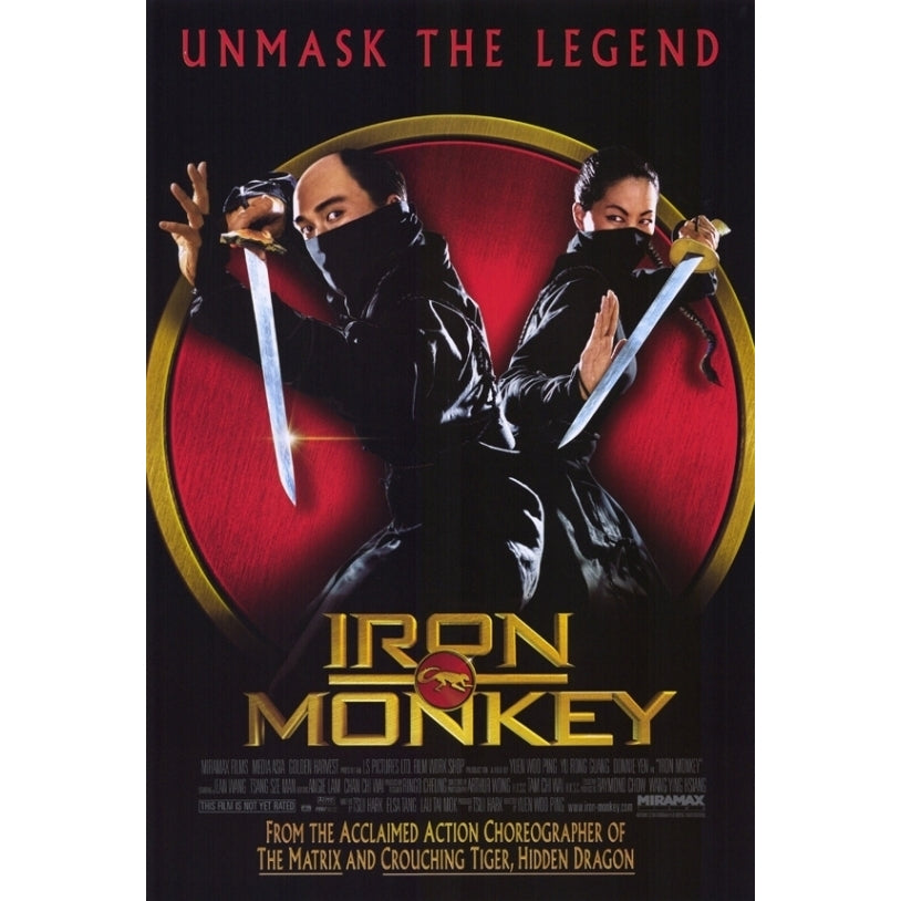 Iron Monkey Movie Poster Print (27 x 40) - Item MOVCH4626 Image 1