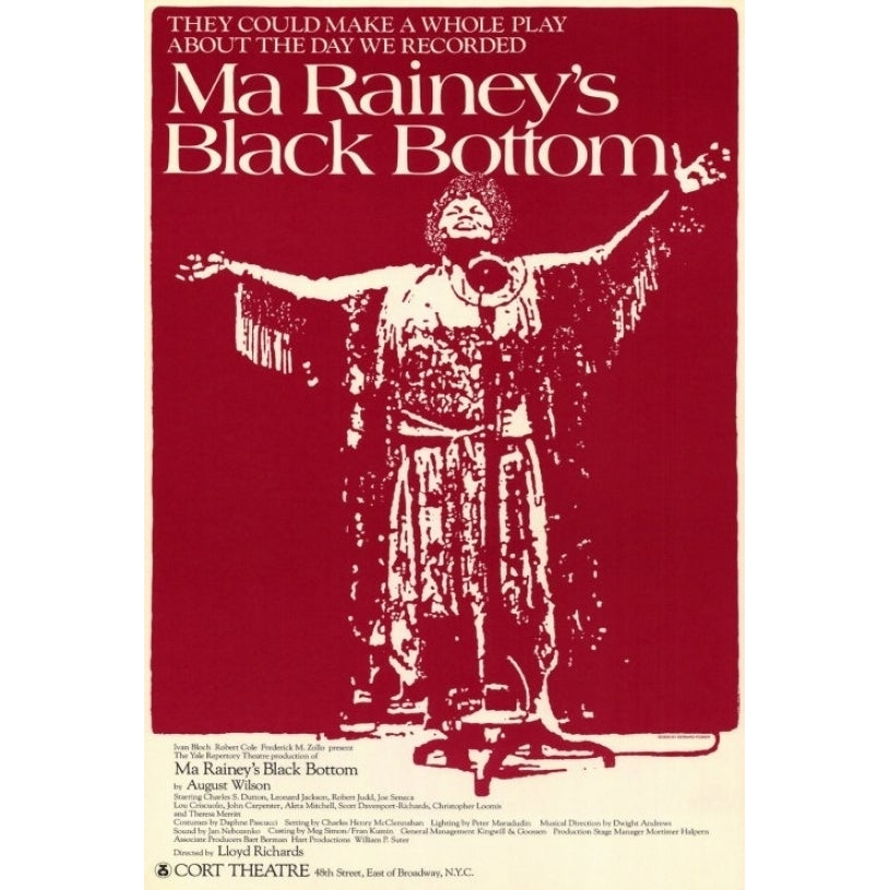 Ma Raineys Black Bottom (Broadway) Movie Poster Print (27 x 40) - Item MOVCH5726 Image 1