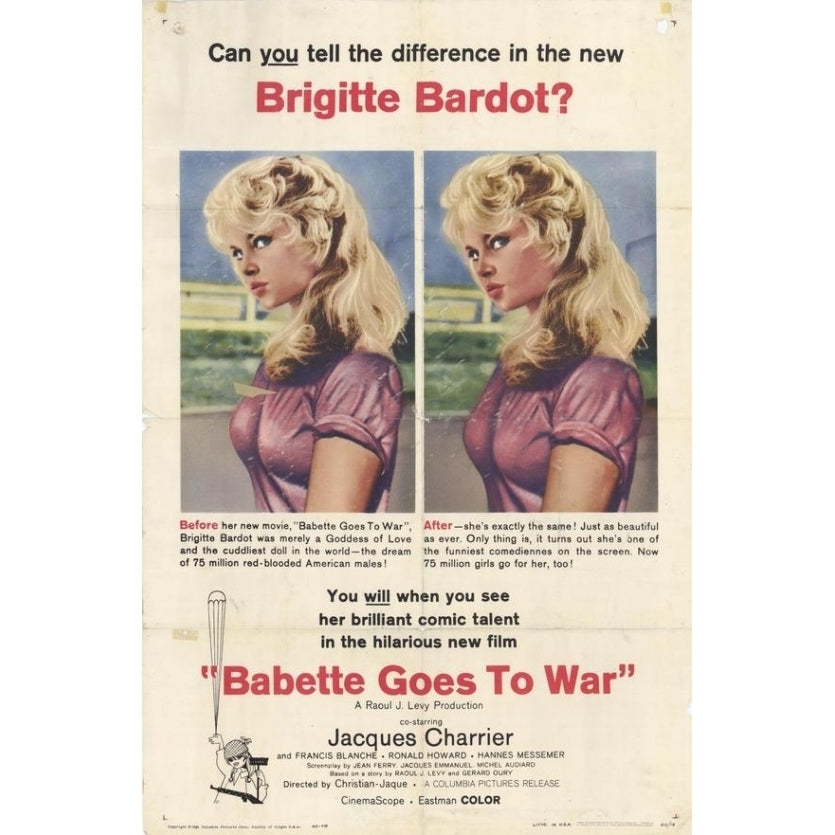 Babette Goes To War Movie Poster Print (27 x 40) - Item MOVCH6088 Image 1