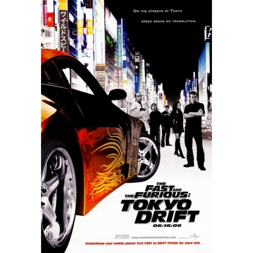 The Fast and the Furious: Tokyo Drift Movie Poster Print (27 x 40) - Item MOVCH6287 Image 1