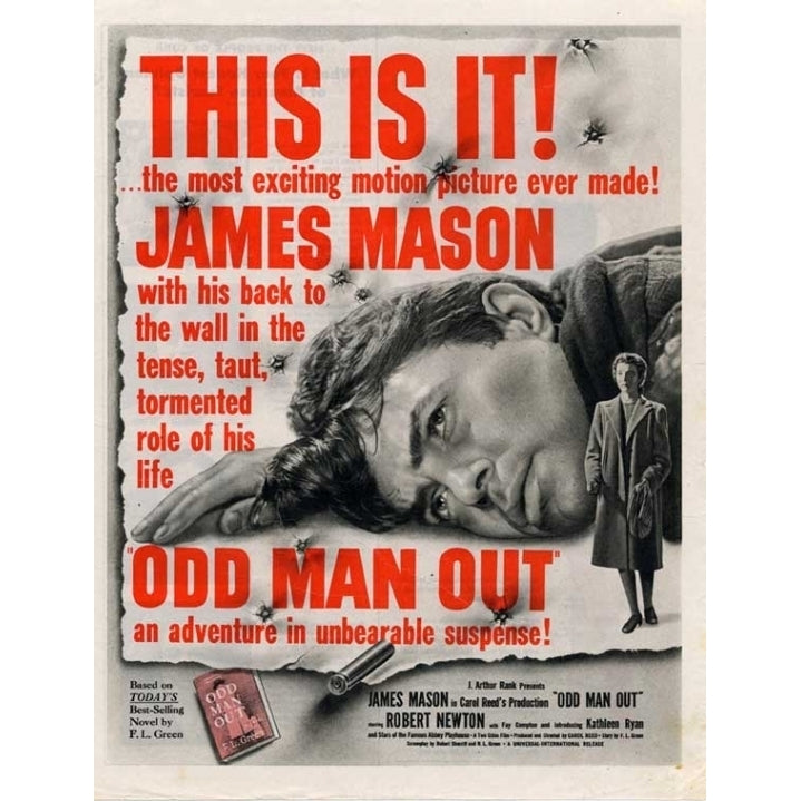 Odd Man Out Movie Poster (11 x 17) - Item MOVCI1712 Image 1