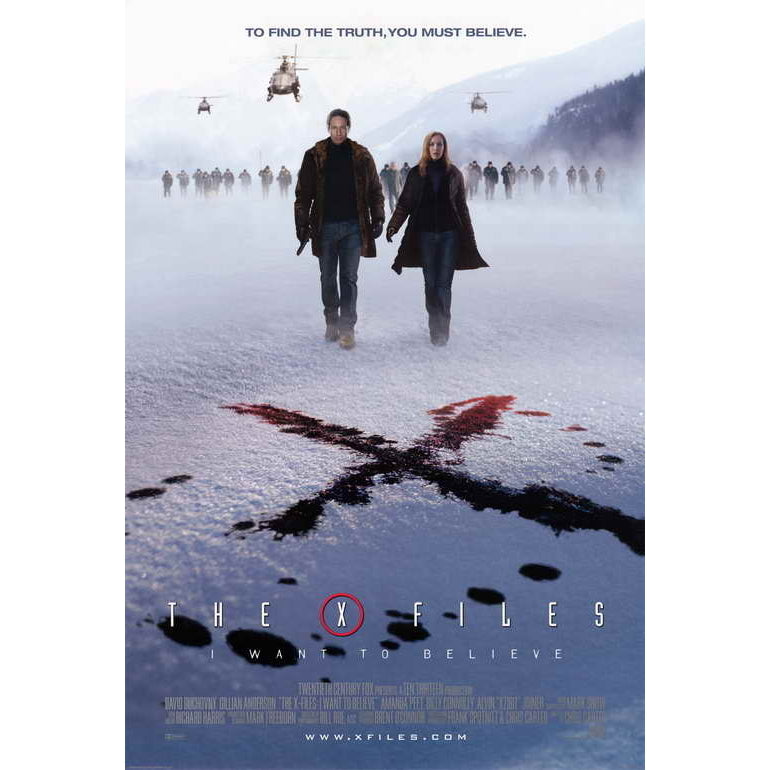 The X-Files: I Want to Believe Movie Poster Print (27 x 40) - Item MOVCI4242 Image 1