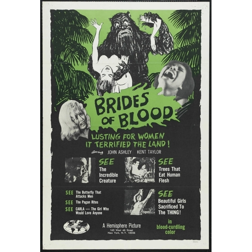 The Brides of Blood Movie Poster Print (27 x 40) - Item MOVCI5336 Image 1