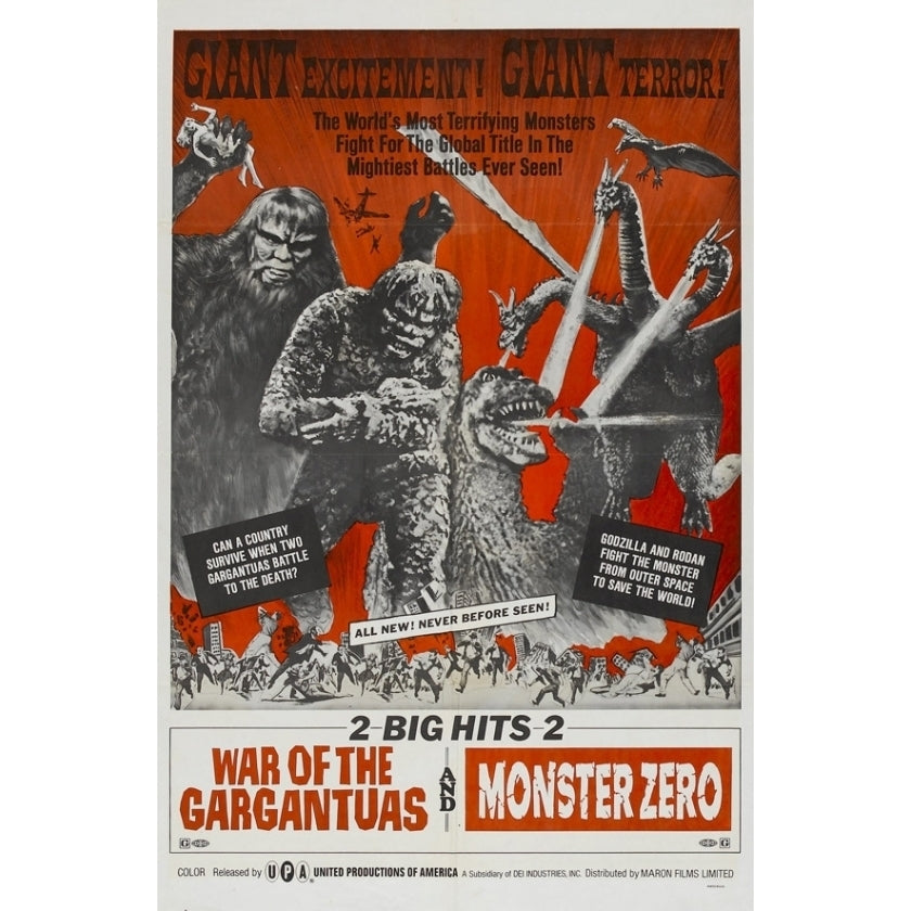 Monster Zero Movie Poster (11 x 17) - Item MOVCI5664 Image 1